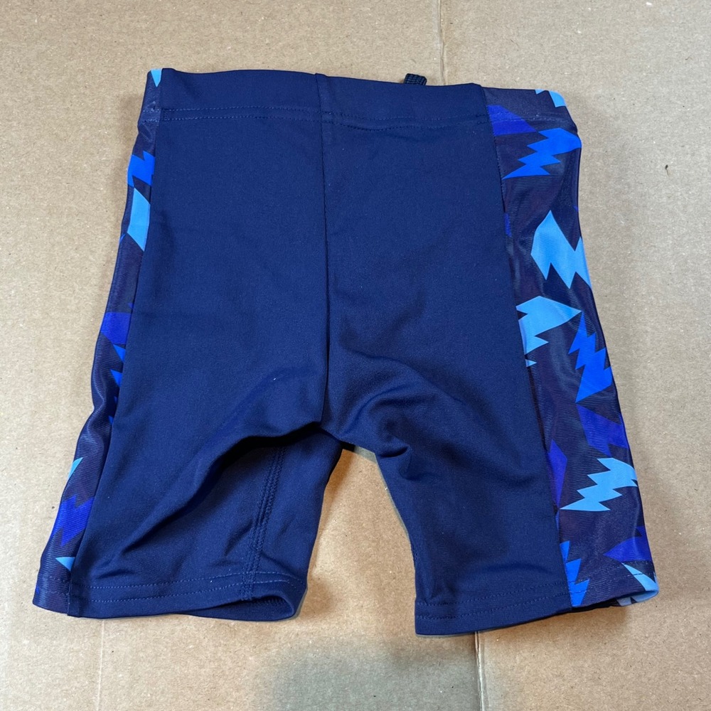 Arena Kids Lightning Colors Jammer Swimsuit Navy Blue Size 20 004200770 - Picture 4 of 6
